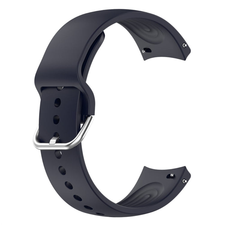 22mm Universal silicone watch strap with metal buckle - Midnight Blue#serie_7