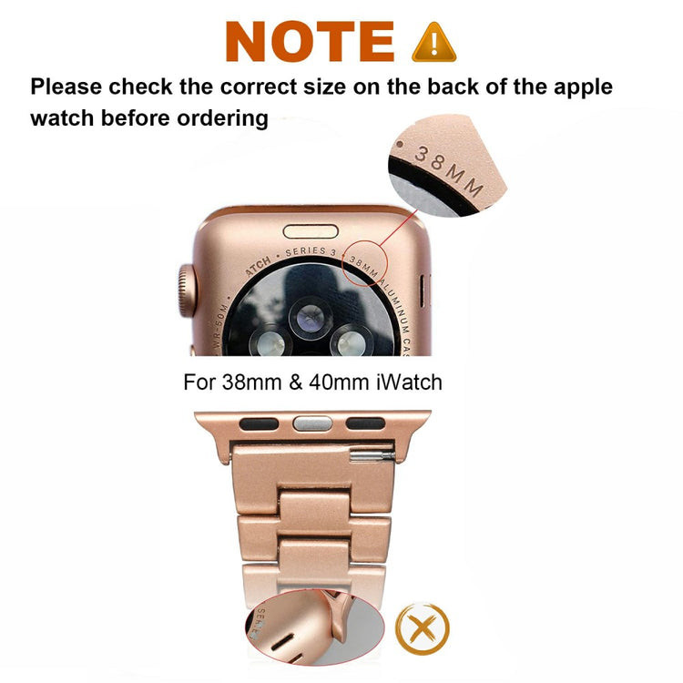 Helt vildt slidstærk Universal Apple Metal og Rhinsten Rem - Pink#serie_1