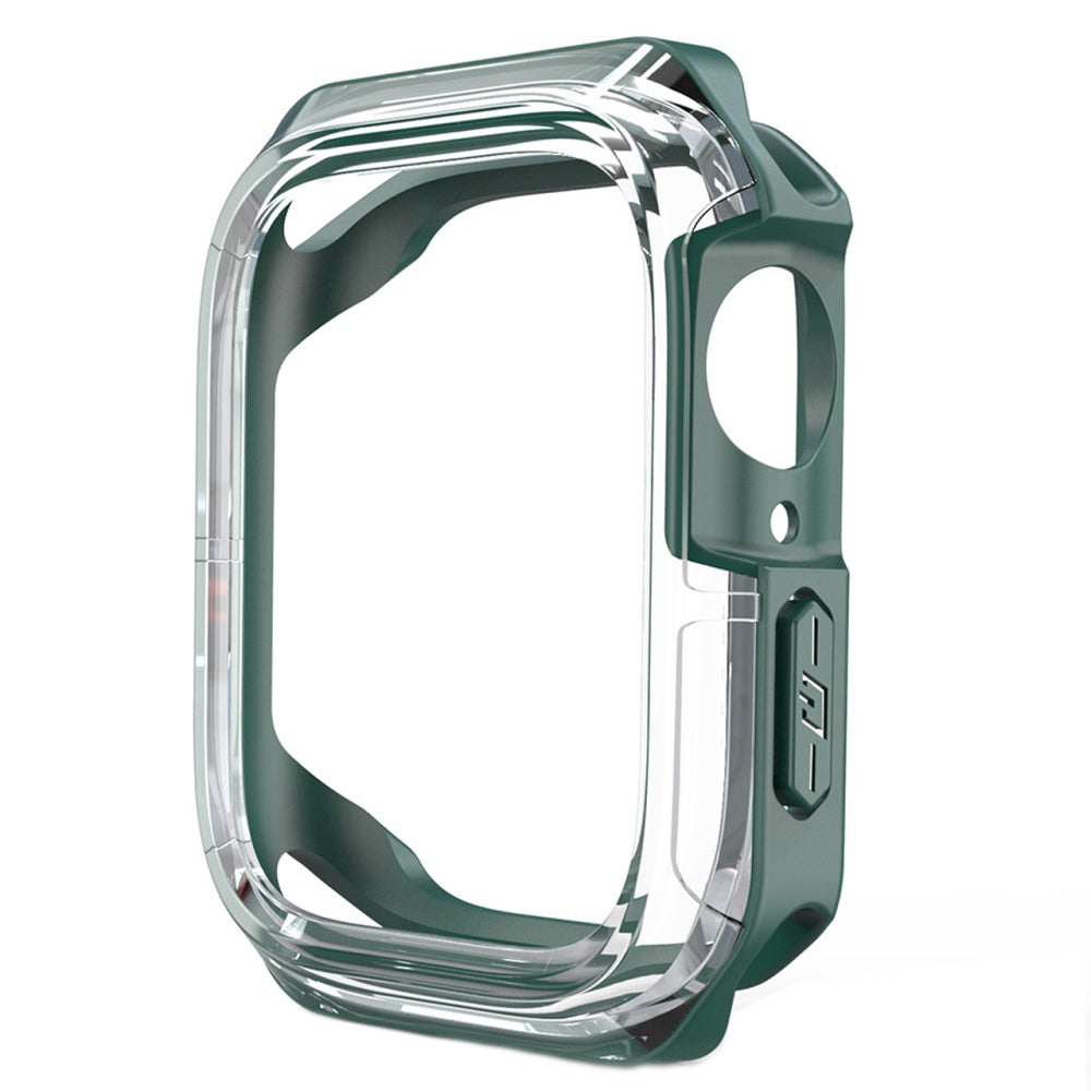 Apple Watch Series 7 45mm Gennemsigtig Silikone Bumper  - BlĂĄ#serie_1