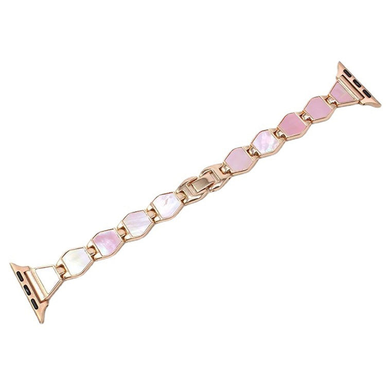 Rigtigt pænt Universal Apple Metal og Rhinsten Rem - Pink#serie_2