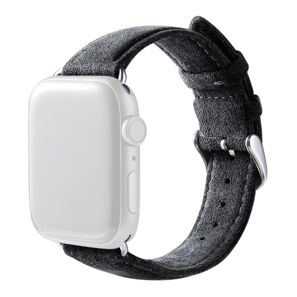 Rigtigt Cool Kunstlæder Universal Rem passer til Apple Smartwatch - Sølv#serie_1