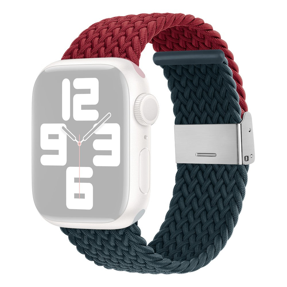 Glimrende Nylon Universal Rem passer til Apple Smartwatch - BlĂĄ#serie_1