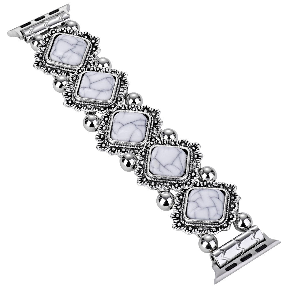 Vildt Hårdfør Metal Universal Rem passer til Apple Smartwatch - Sølv#serie_3