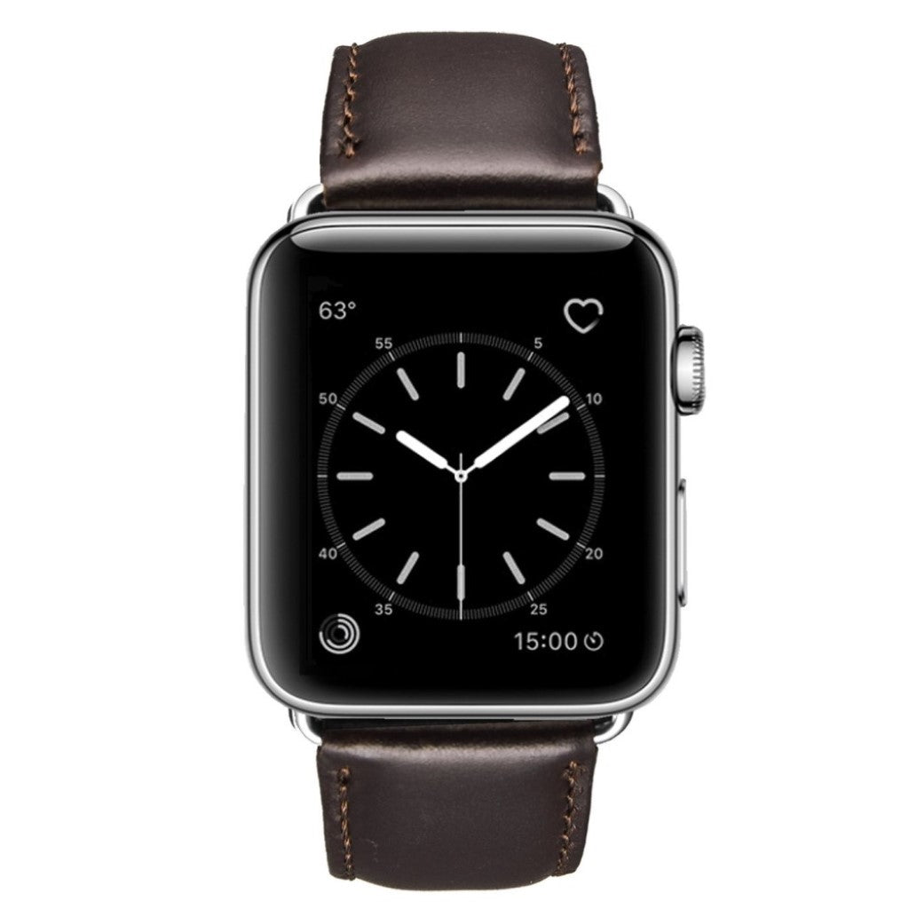 Eminent Apple Watch Series 4 40mm Ægte læder Rem - Brun#serie_2
