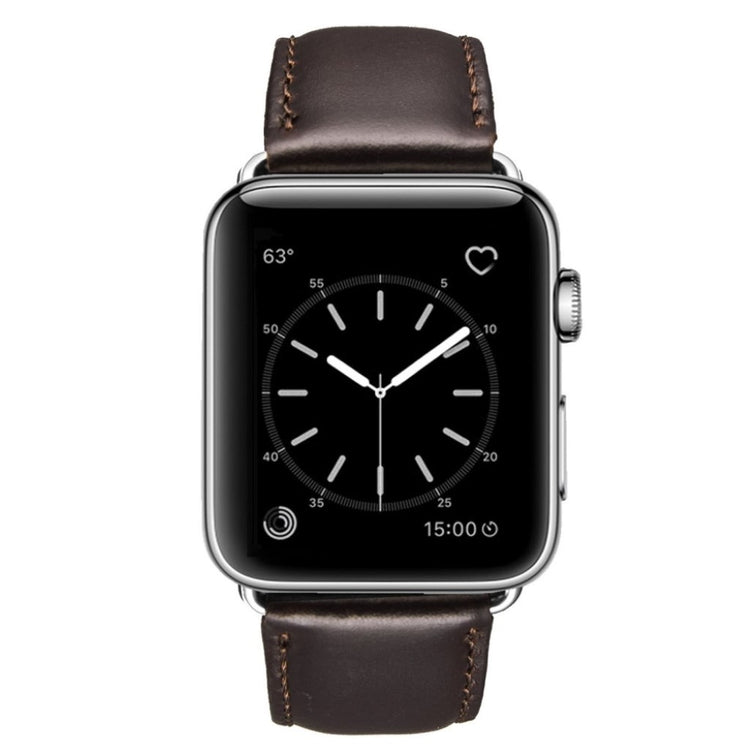 Eminent Apple Watch Series 4 40mm Ægte læder Rem - Brun#serie_2