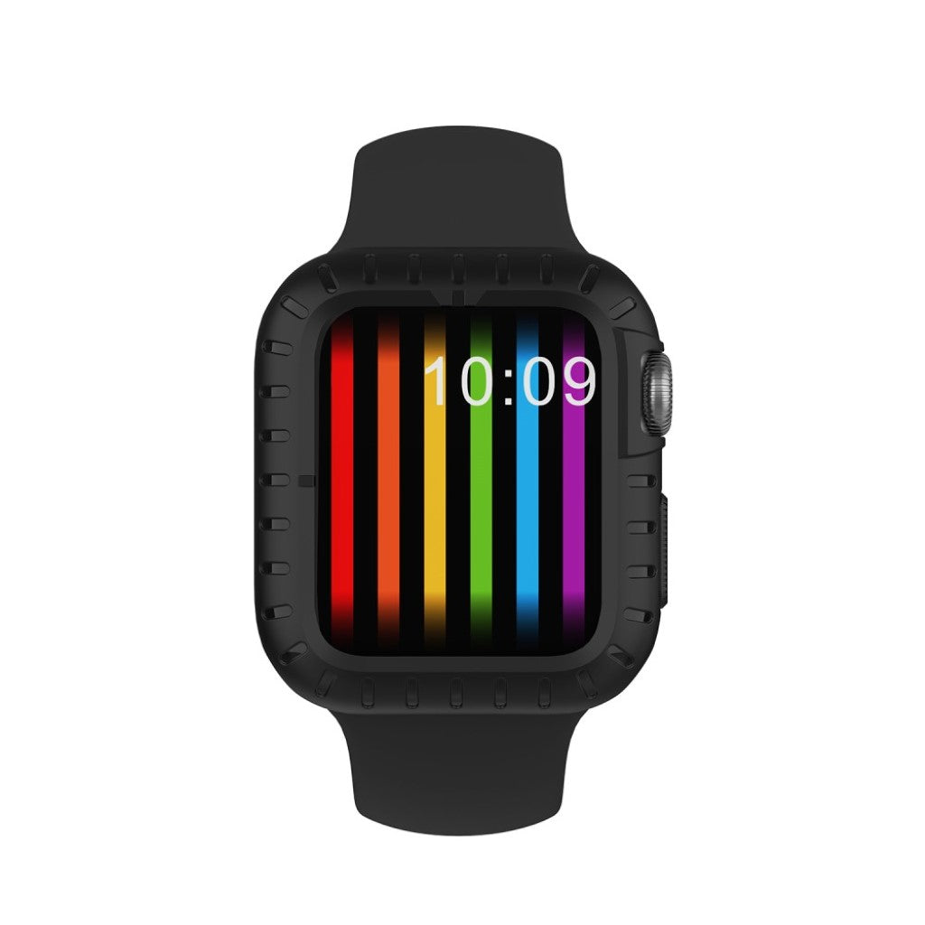 Mega Godt Apple Watch Series 5 40mm / Apple Watch 40mm Silikone Cover - Sort#serie_1