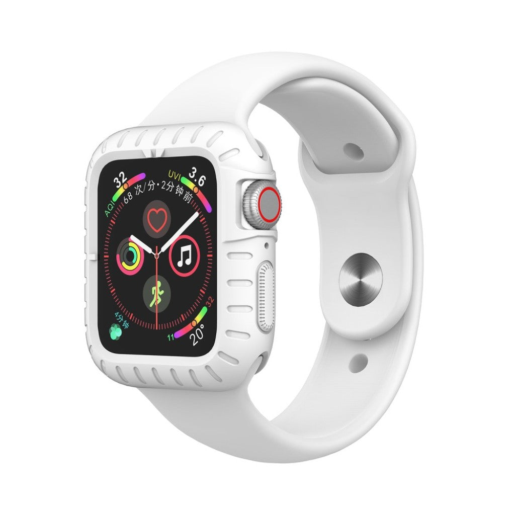 Mega Godt Apple Watch Series 5 40mm / Apple Watch 40mm Silikone Cover - Hvid#serie_2
