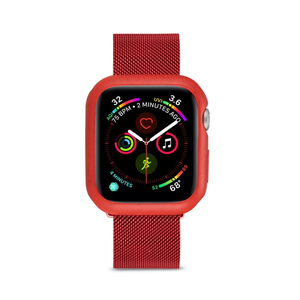 Rigtigt Flot Apple Watch Series 5 40mm / Apple Watch 40mm Silikone Cover - Rød#serie_2