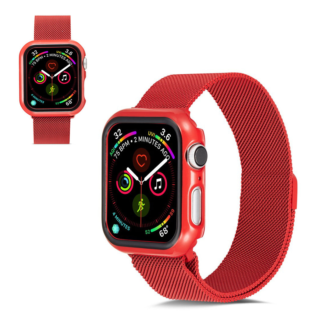 Rigtigt Godt Apple Watch Series 5 40mm / Apple Watch 40mm Plastik Cover - Rød#serie_3
