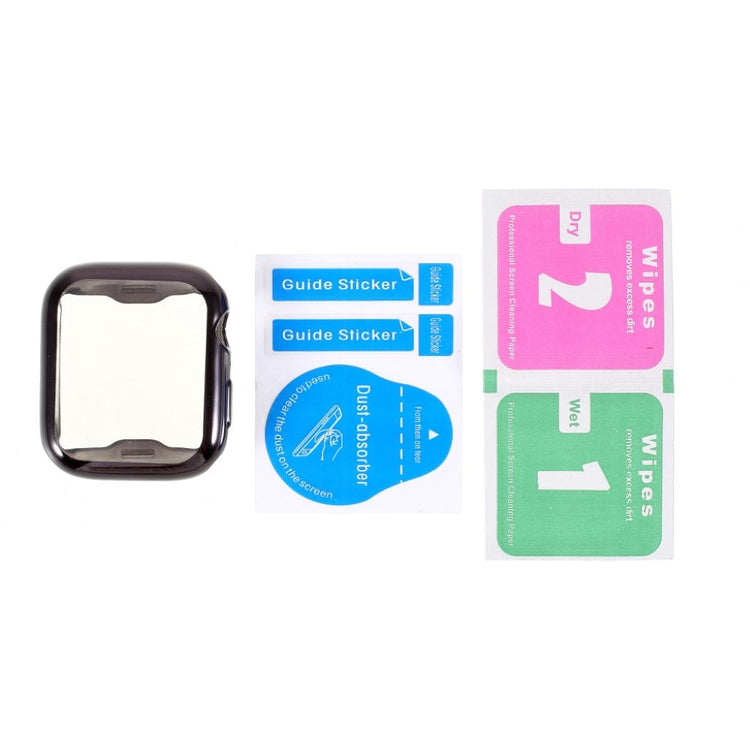 Universal Apple  Silikone og Glas Bumper  - Sort#serie_1