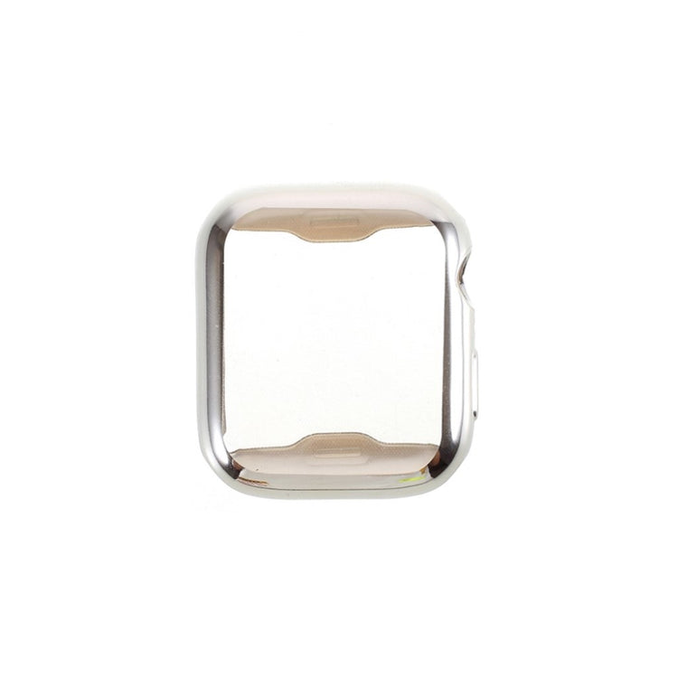 Universal Apple  Silikone og Glas Bumper  - Sølv#serie_4