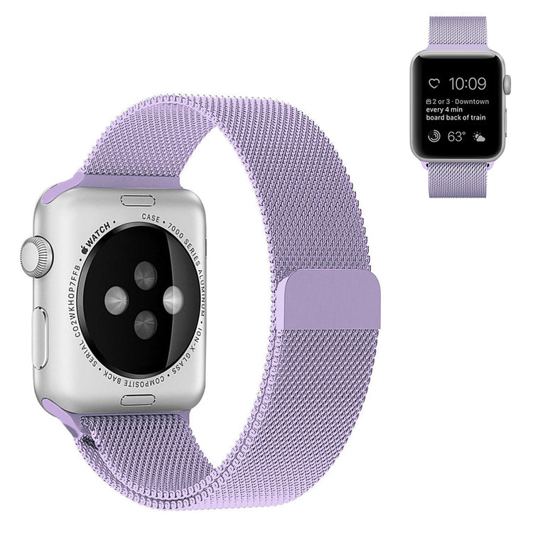 Apple Watch Series 6 40mm / Apple Watch Series 5 40mm Metal Rem - Lilla#serie_13