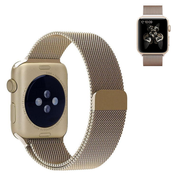 Apple Watch Series 6 40mm / Apple Watch Series 5 40mm Metal Rem - Guld#serie_9