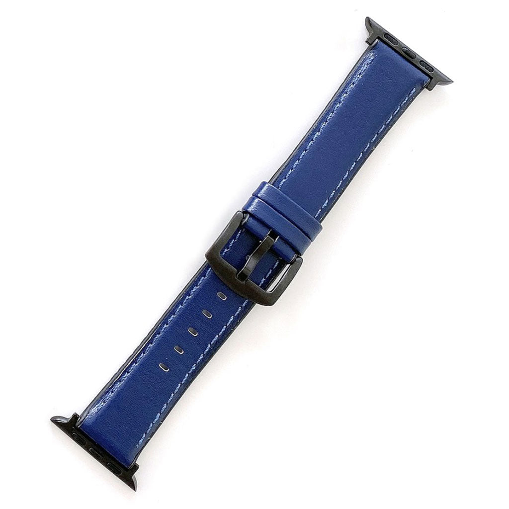 Meget fantastisk Universal Apple Kunstlæder og Silikone Rem - Blå#serie_1