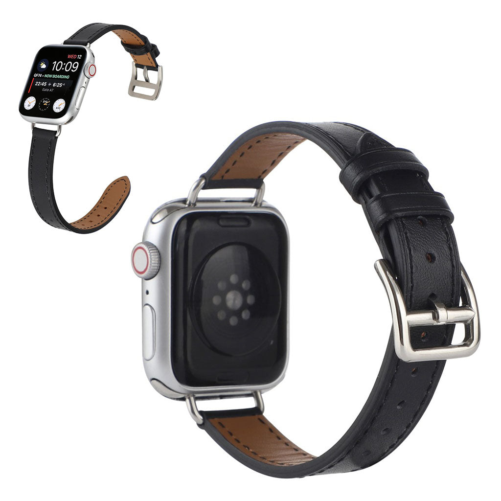 Super slidstærk Universal Apple Kunstlæder Rem - Sort#serie_1