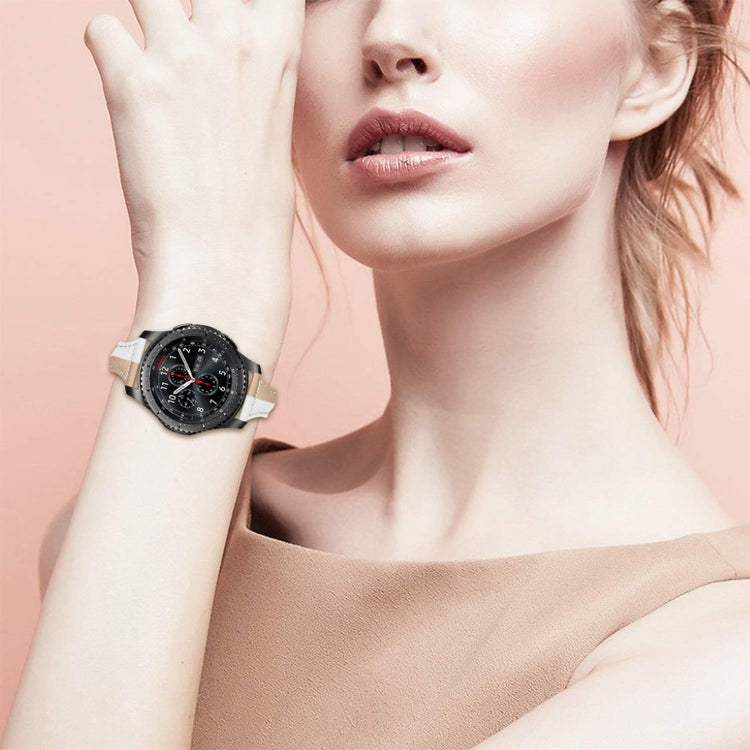 Samsung Gear S3 Frontier / Samsung Gear S3 Ægte læder Rem - Flerfarvet#serie_3