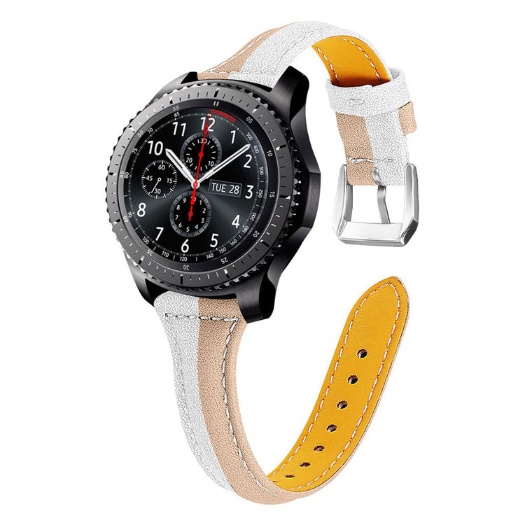 Samsung Gear S3 Frontier / Samsung Gear S3 Ægte læder Rem - Flerfarvet#serie_3