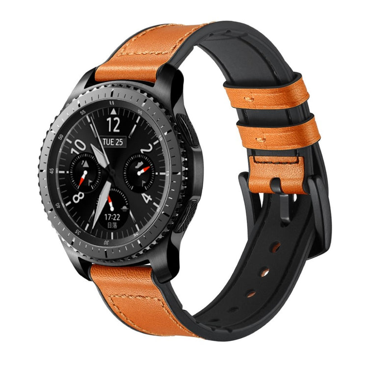Samsung Gear S3 / Samsung Gear S3 Frontier Ægte læder Rem - Brun#serie_1