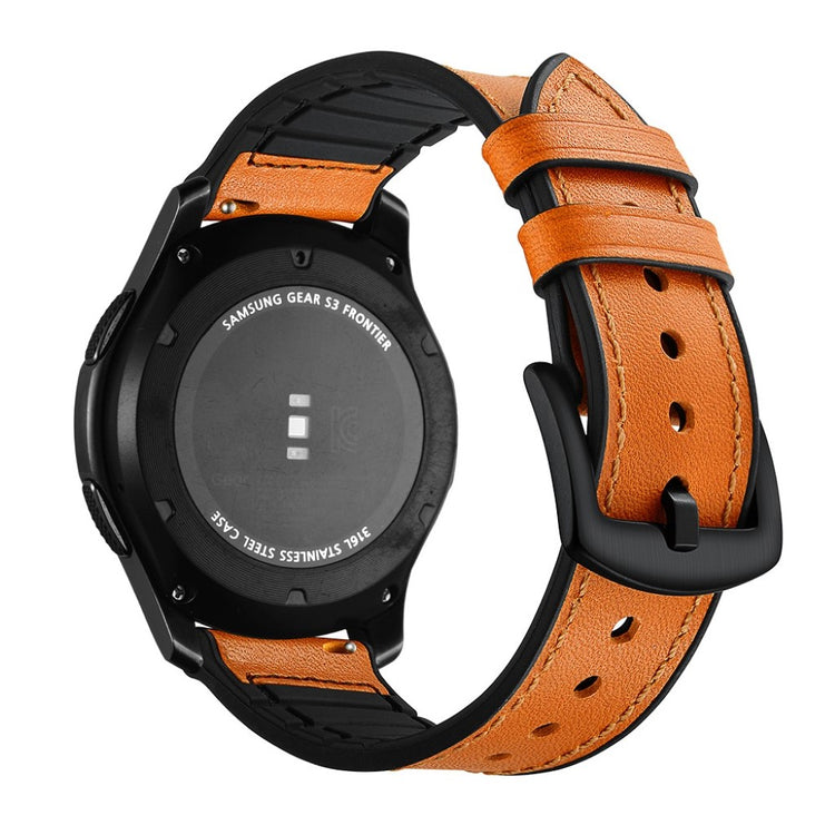 Samsung Gear S3 / Samsung Gear S3 Frontier Ægte læder Rem - Brun#serie_1