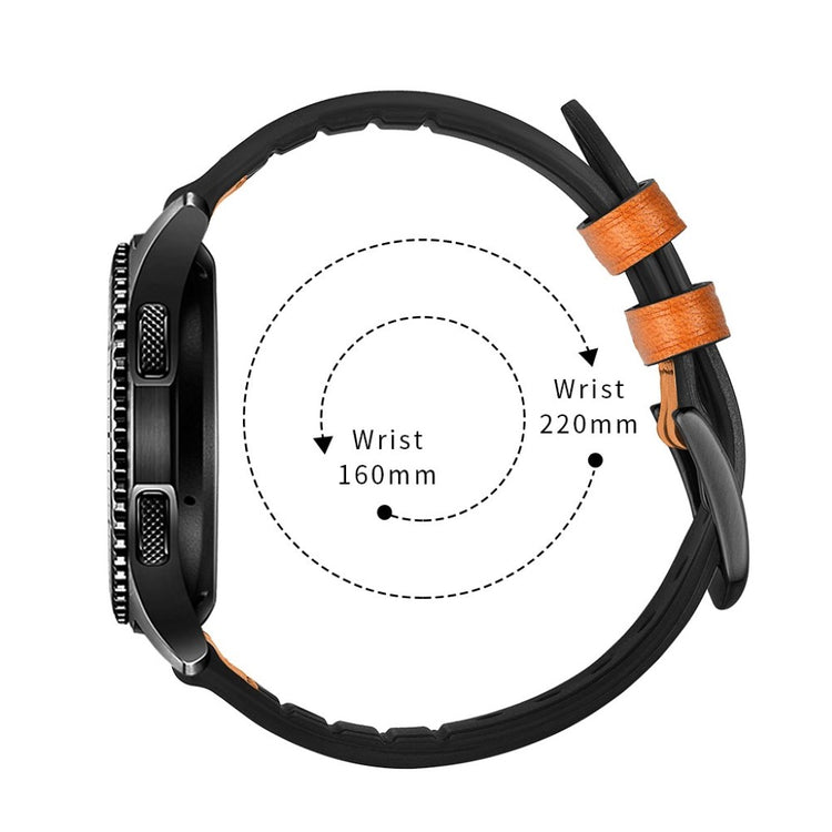 Samsung Gear S3 / Samsung Gear S3 Frontier Ægte læder Rem - Brun#serie_1