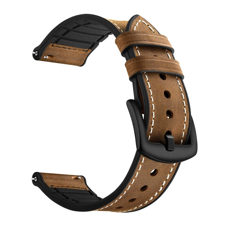 Samsung Gear S3 / Samsung Gear S3 Frontier Ægte læder Rem - Brun#serie_2