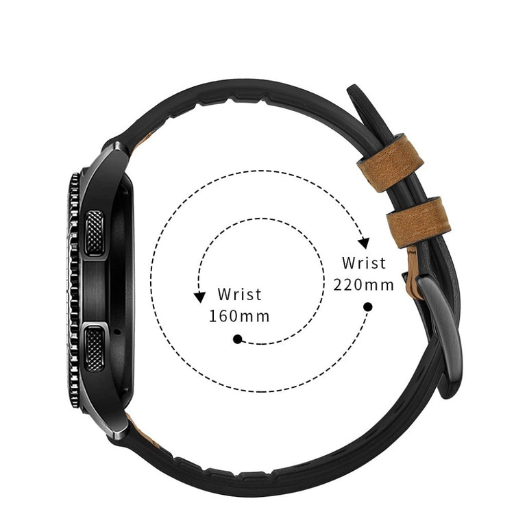 Samsung Gear S3 / Samsung Gear S3 Frontier Ægte læder Rem - Brun#serie_2