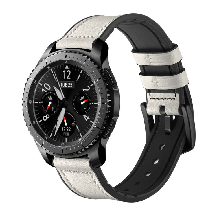 Samsung Gear S3 / Samsung Gear S3 Frontier Ægte læder Rem - Beige#serie_3