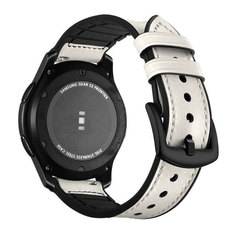 Samsung Gear S3 / Samsung Gear S3 Frontier Ægte læder Rem - Beige#serie_3