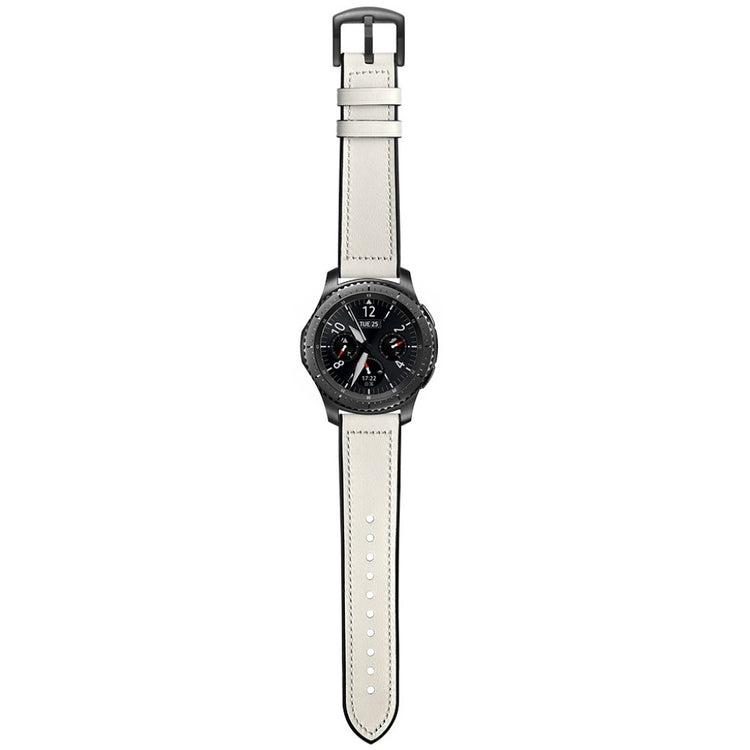 Samsung Gear S3 / Samsung Gear S3 Frontier Ægte læder Rem - Beige#serie_3