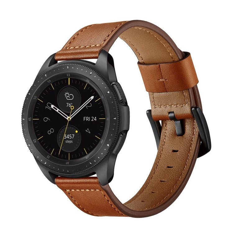 Samsung Gear S3 / Samsung Gear S3 Frontier Ægte læder Rem - Brun#serie_2