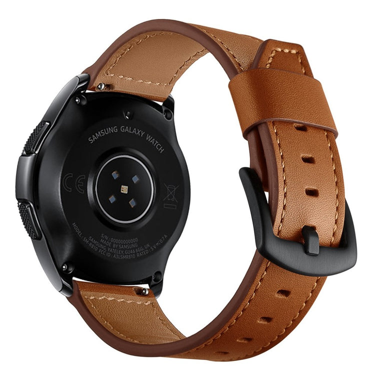 Samsung Gear S3 / Samsung Gear S3 Frontier Ægte læder Rem - Brun#serie_2