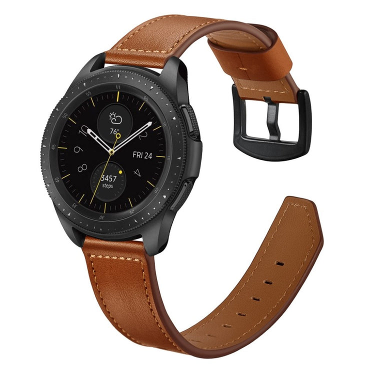 Samsung Gear S3 / Samsung Gear S3 Frontier Ægte læder Rem - Brun#serie_2