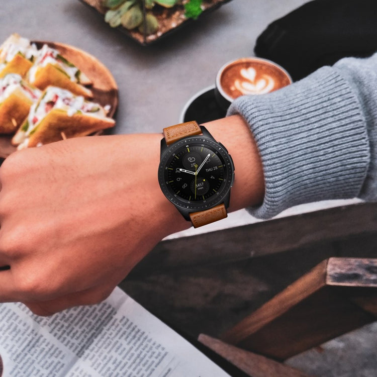 Samsung Gear S3 / Samsung Gear S3 Frontier Ægte læder Rem - Brun#serie_2