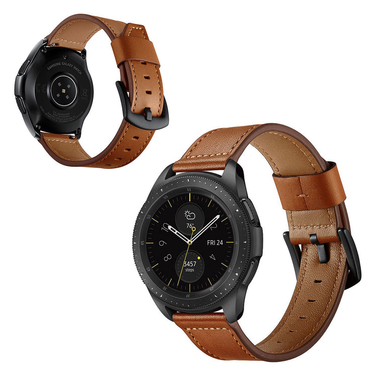 Samsung Gear S3 / Samsung Gear S3 Frontier Ægte læder Rem - Brun#serie_2