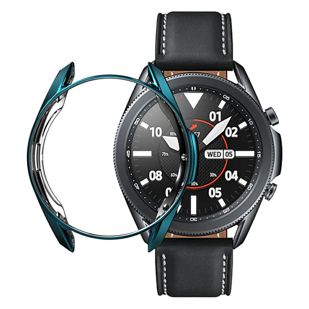 Samsung Galaxy Watch 3 (41mm) Holdbar Silikone Bumper  - BlĂĄ#serie_1