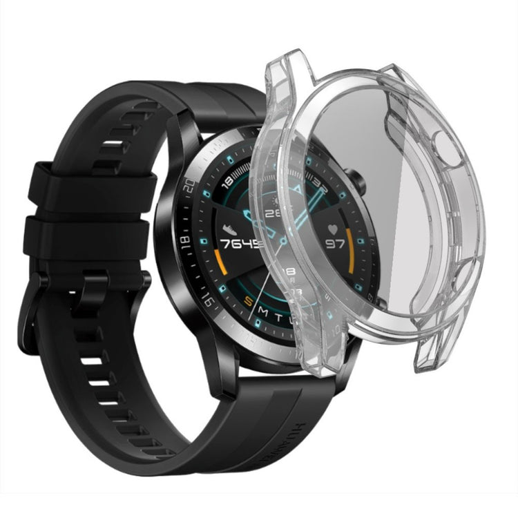Mega Fed Huawei Watch GT 2 46mm Silikone Cover - Gennemsigtig#serie_2