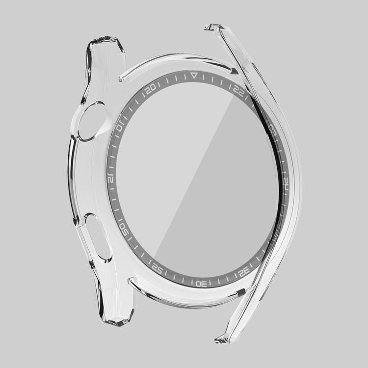 Meget Fint Huawei Watch GT 3 (46mm) Cover med Skærmbeskytter i Plastik og Hærdet Glas - Gennemsigtig#serie_3