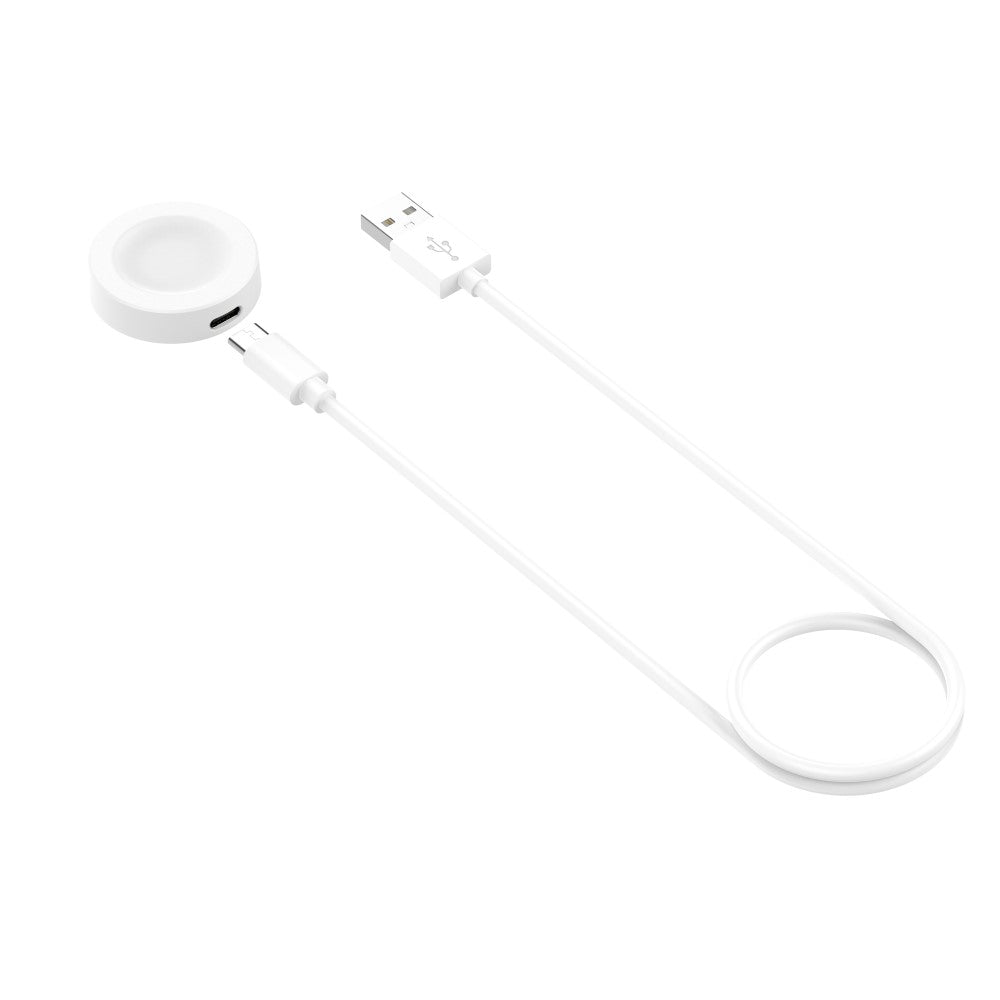 Plastik Universal Huawei Smartwatch Magnetisk Opladningskabel - Hvid#serie_2