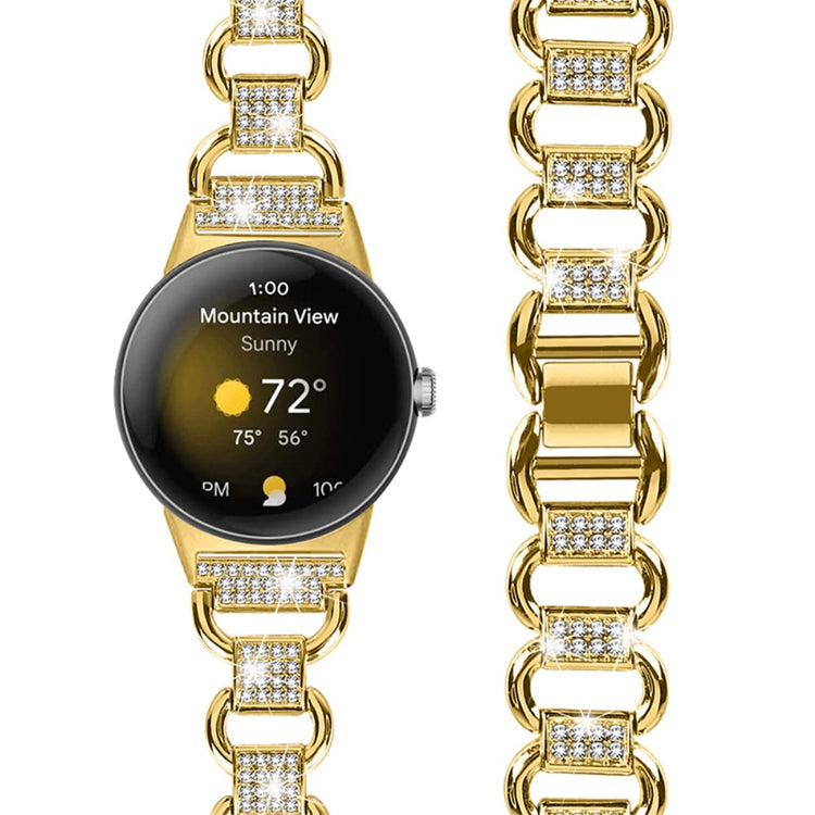 Super smuk Google Pixel Watch  Rem - Guld#serie_2