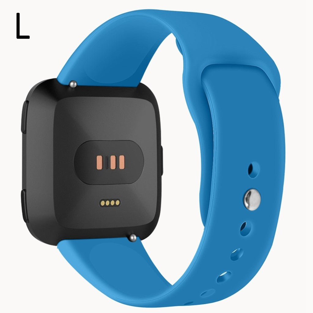 Helt vildt sejt Fitbit Versa Lite Silikone Rem - Blå#serie_12