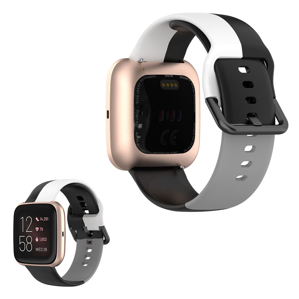 Super kønt Fitbit Versa 2 / Fitbit Versa Lite Silikone Rem - Flerfarvet#serie_4