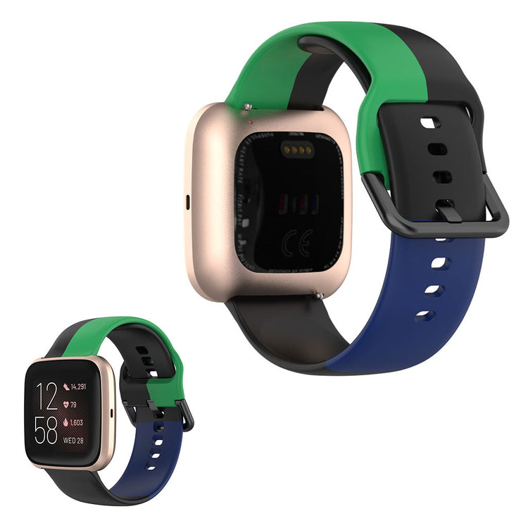 Super kønt Fitbit Versa 2 / Fitbit Versa Lite Silikone Rem - Flerfarvet#serie_5