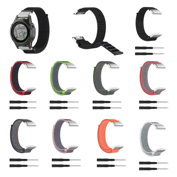 Nydelig Universal Garmin Nylon Rem - Sort#serie_1