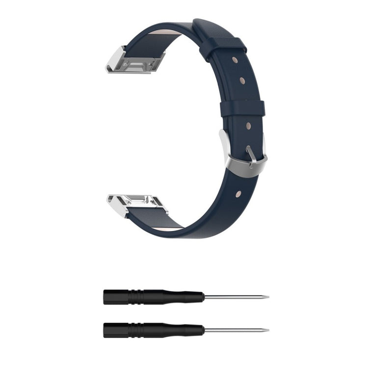 Super flot Universal Garmin Kunstlæder Rem - Blå#serie_4