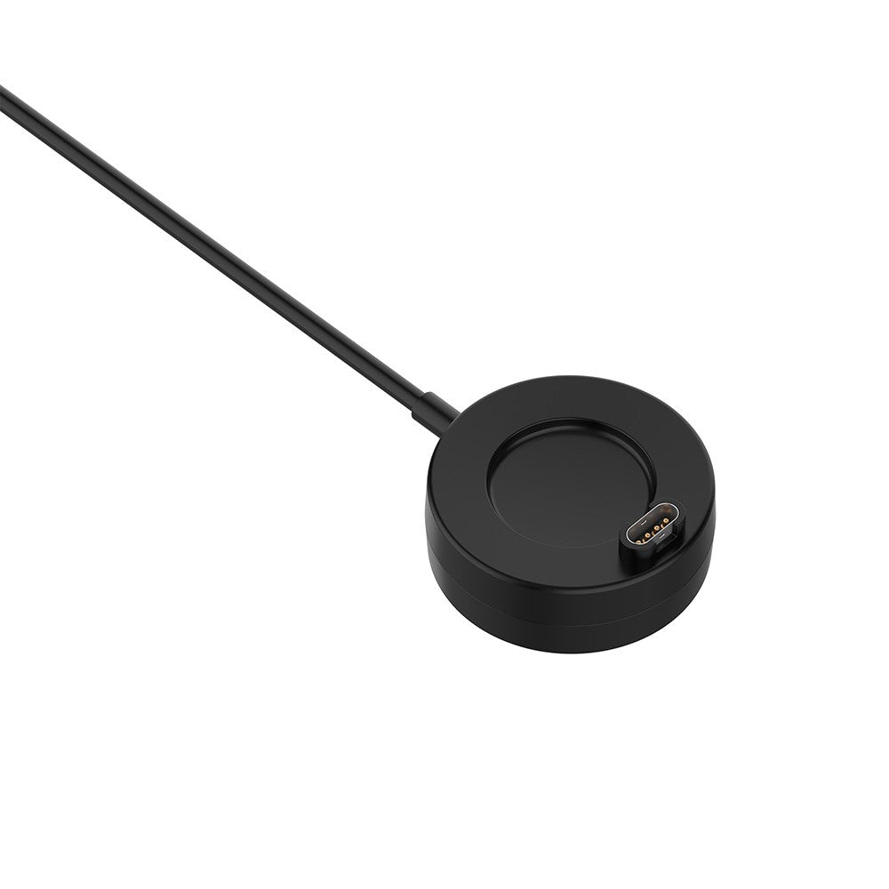 1m Plastik Universal Garmin Smartwatch   Opladningskabel - Sort#serie_7