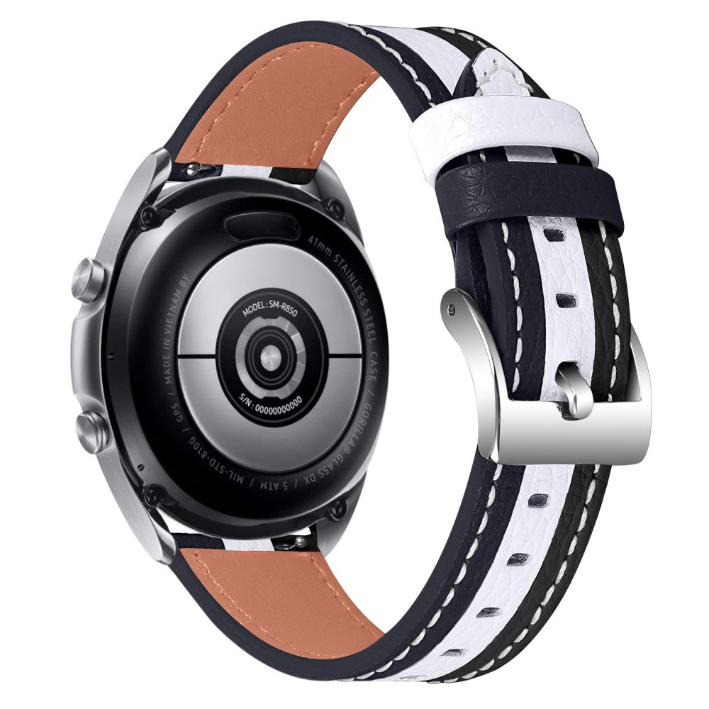 Garmin Forerunner 245 / Garmin Forerunner 245 Music Ægte læder Rem - Sort#serie_1