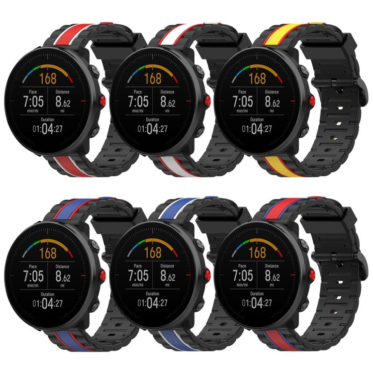 Helt vildt sejt Polar Grit X / Polar Vantage M Silikone Rem - Sort#serie_1