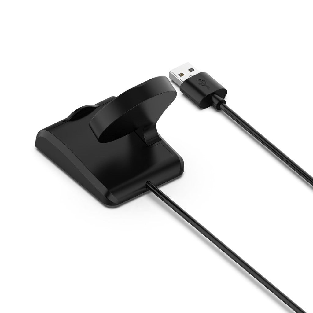 1m Plastik Amazfit GTR 42mm / Amazfit GTR 47mm USB Ladestation - Sort#serie_012