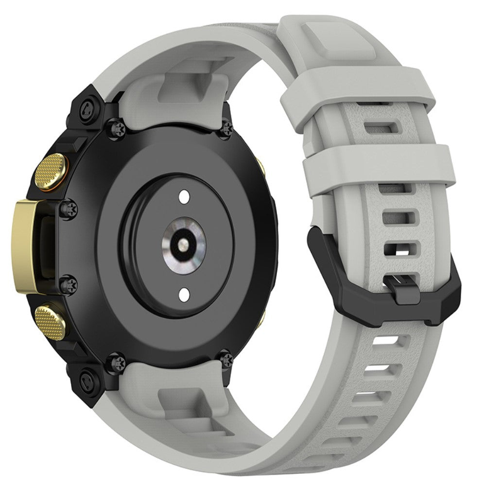 Mega nydelig Amazfit T-Rex 2 Silikone Rem - Sølv#serie_1