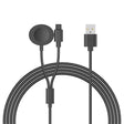 100cm Plastique Et Silicone / Tpu Apple Smartwatch Sans Fil USB Câble De Chargement